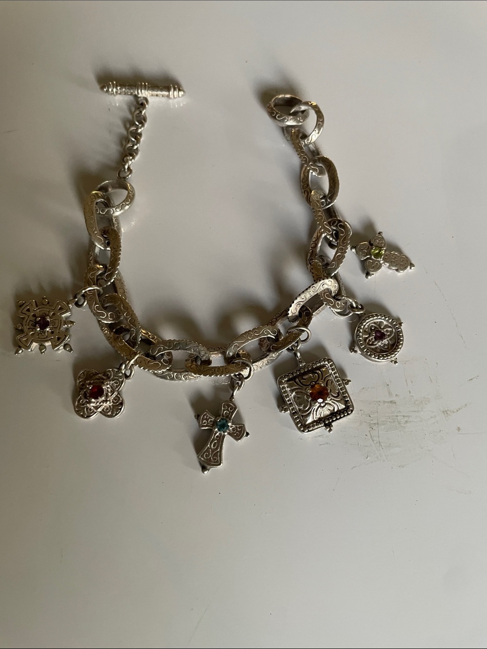 Vintage Samuel Benham BJC Sterling Silver Bracelet